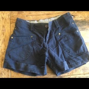 Navy Blue Shorts with stretchy waist